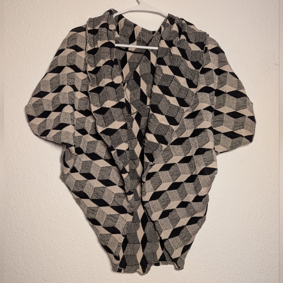 Micaela Greg Cube Wool Shrug OS